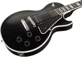 Les Paul Custom Electric - Ebony Finish - Chrome Hardware